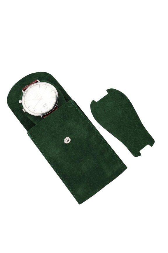 Yammee Multi Color Velvets Watch Bag for Travel Watches Organizer with Snap Closure