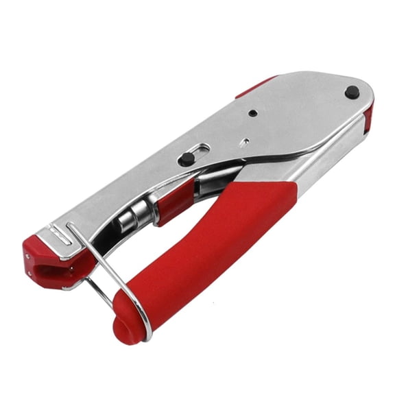 Yammee Multi Compression Coaxial Cable Crimping Tool F RG6 RG59 Connectors Coax Crimper Coaxial Cable Stripper Pliers