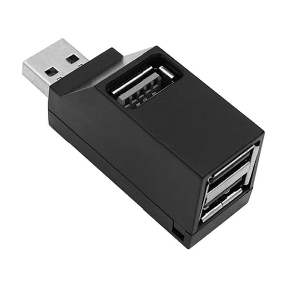 Yammee Multifunction USB2.0 Hubs 3 Port Expander Splitter for Laptop Car Tablet