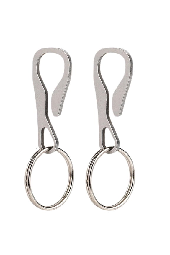 Yammee Multifunctional Belt Key Holder Small Keychain Hook Lightweight Keyring Clasp Money Clip Stainless Steel Keychain Clip