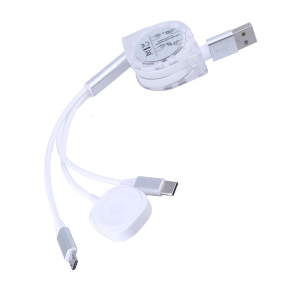 Yammee Multifunctional Retractable USB to Type C Cable for Cellphone Tablets Watch