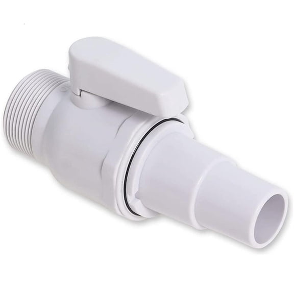 Yammee Multifuntional Pool Maintenance Adapter Water Flows Control 2 Way Filter Valves Replacement Ball Valves Plastic Texture