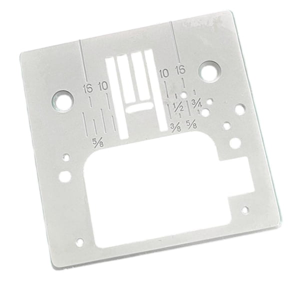 Yammee Multipurpose Sewing Machine Needle Plate with Scale Marking Metal Needle Plate For Seamlessly Stitching Fabric Quilting