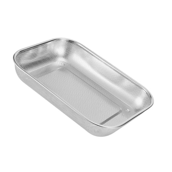 Yammee Multipurpose Stainless Steel Vegetable Washer With Flat Meshes Base For Drainage