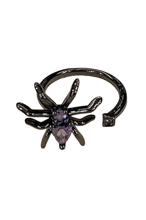 Yammee Mysterious Punk Spidera Ring Adjustable Size Gothic Jewelry Gift