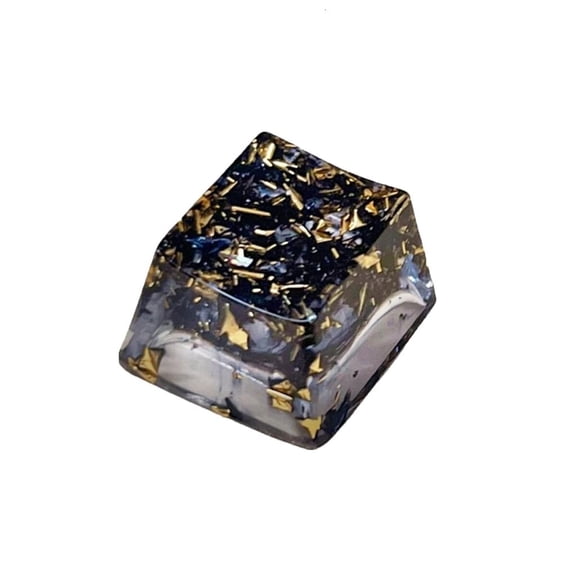 Yammee OEM Height Resin Keycap Featuring Color Foil Backlight for Mechanical Keyboards for Gamers and Collectors
