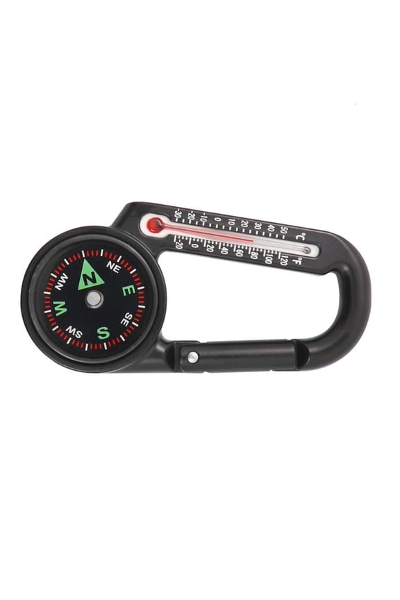 Yammee Outdoor Climbing Temperature Tester Helping Survival Device Mini Keychain Multifunctional Camping Compasses Thermometers