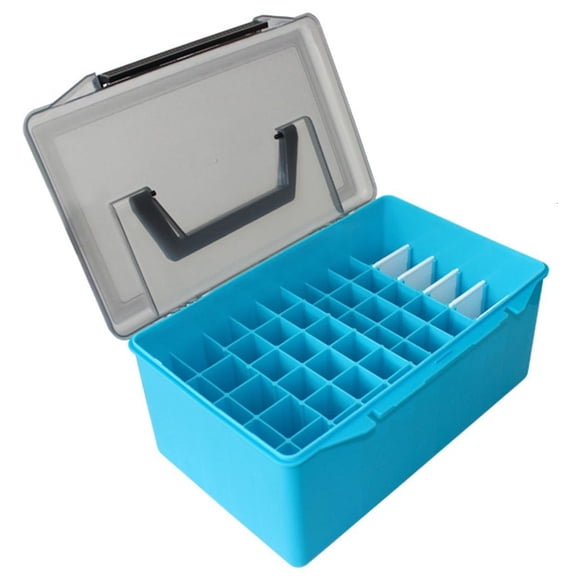 Yammee Outdoor Fishing Box 52 Grid Plastic Fishing Tackle Box Squid Jig Hard Lures Tool Case Artificial Baits Storage Box