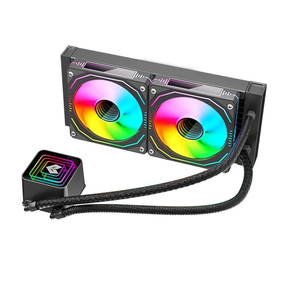 Yammee PC Radiator Liquid Cooling 5V3pin ARGB 4Pin PWM Fan Efficient Powerful Cooling