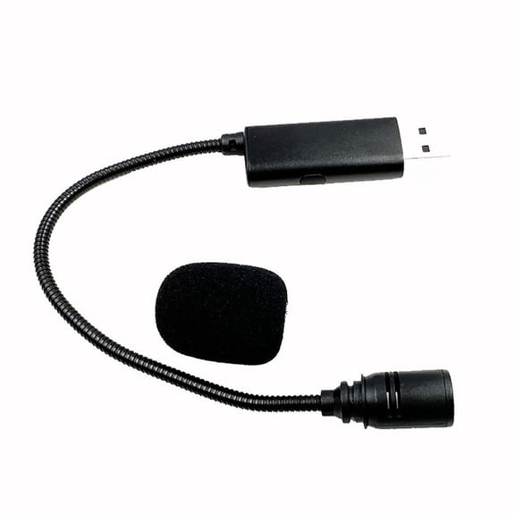 Yammee PC USB Microphone for Conferencing Games Chat Omnidirectional USB Microphone Universal Laptop with Switchs9inch Cable