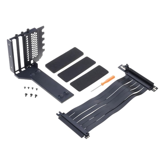 Yammee PCI-E 3.0/4.0 x16 Vertical Graphics Card Bracket Anti Interference GPU Extension