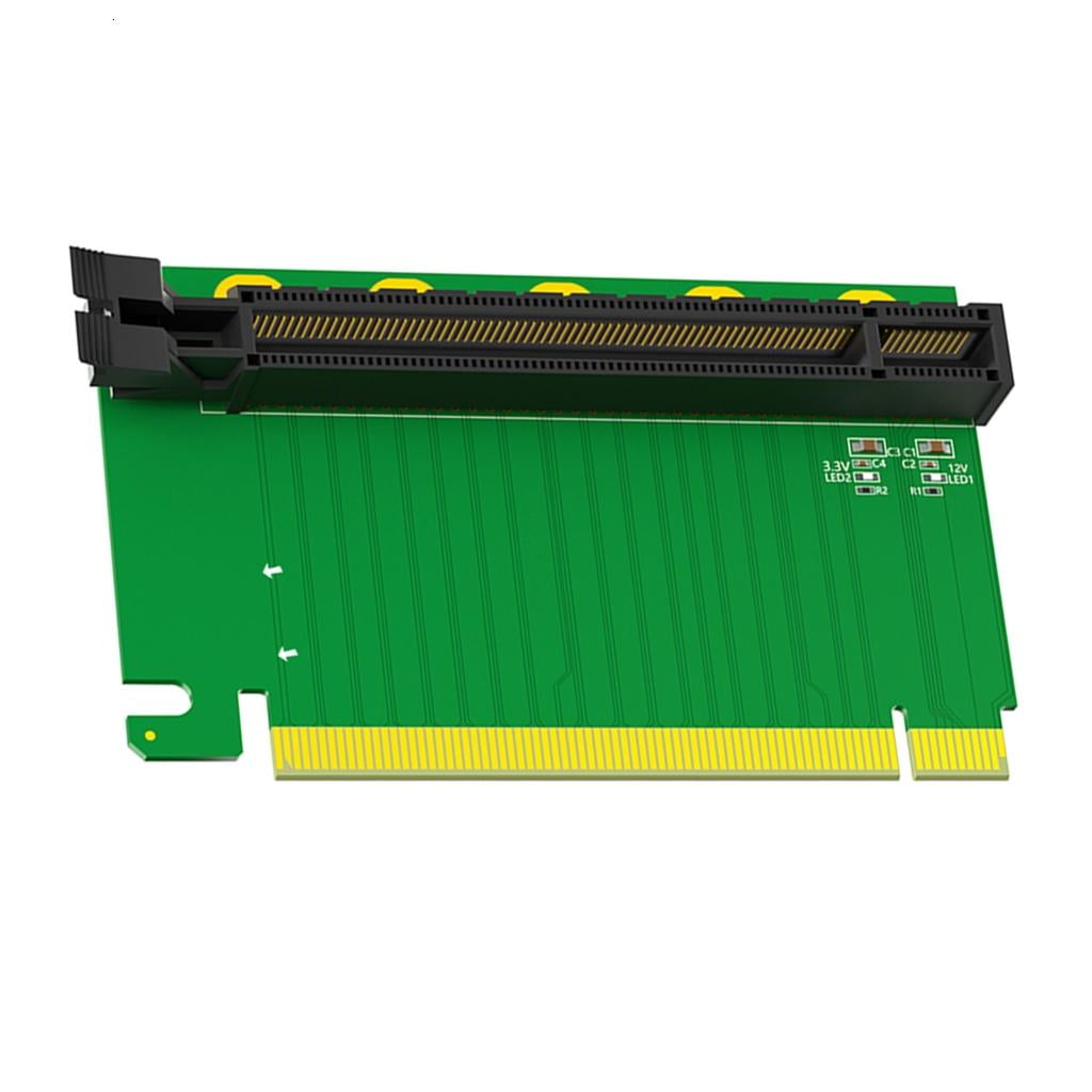 Yammee PCIE3.0 16X 90 Degree Reverse Risers Card Adapter for 2U Servers ...