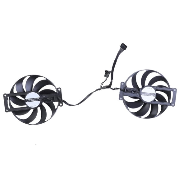Yammee PLA09215S12H GPU Cooling Fan 90x90MM For RTX2060 2070 Graphics Cards Featuring 6Pin Connection Easy Installation