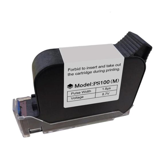 Yammee PS100(M) Black Inkjet Cartridge for Not Encrypted Printers Quick Drying on Multiple Surfaces 10CM