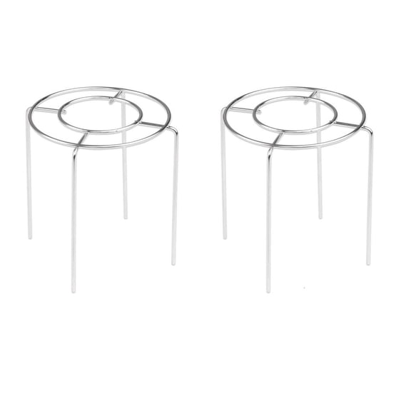 Yammee Pack Of 2 Cake Cooling Stands Stainless Steel Baking Rack Round Dessert Steamer