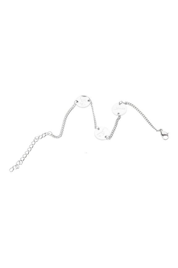 Yammee Pendant Bracelet Arabic Coin Bracelet Stainless Steel Material Wrist Jewelry