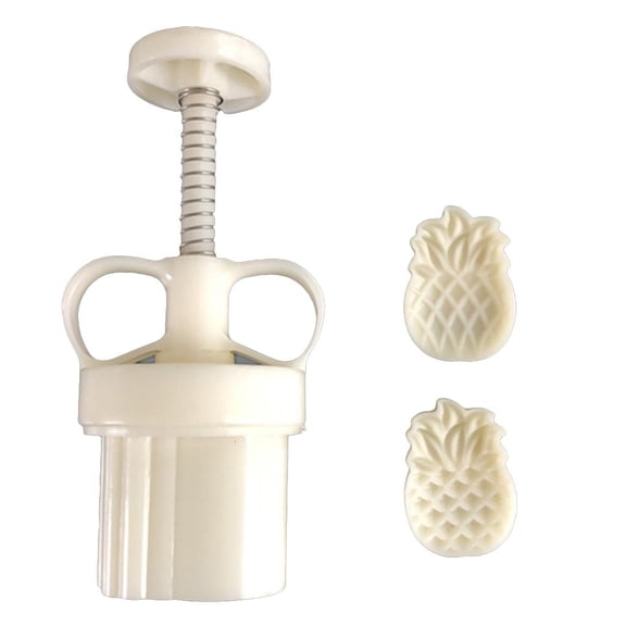 Yammee Pineapple Mooncake Mold 25/125g Mould Cutter Hand Pressure Baking Gadget for DIY Dessert Cutter Pastry Decoration Tool