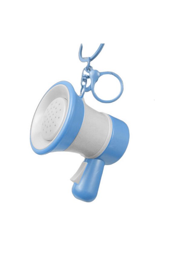 Yammee Plastic Keychains Bag Pendant Featuring Mini Voice Changer Speaker for Fun and Entertainment