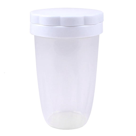 Yammee Plastic Powder Shakers Coffee Cocoa with Fine-Mesh Lid Power Can for Baking Cook