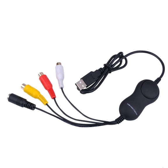 Yammee Plugs Play Analogs Video Digitizer USB2.0 Video Capture Card for Legacys Devices