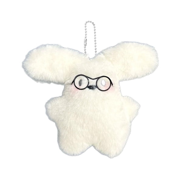 Yammee Plush Hanging Decors Soft Key Accessory Plush Key Holder Animal Shape Bag Charm Dog Plush Pendant Suitable for Girls