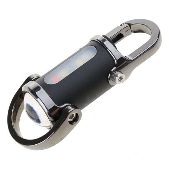Yammee Pocket Sized Keychain Light Work Light Keychain Rechargeable Flashlight Charm Keyring Practical Outdoor Camping Tool