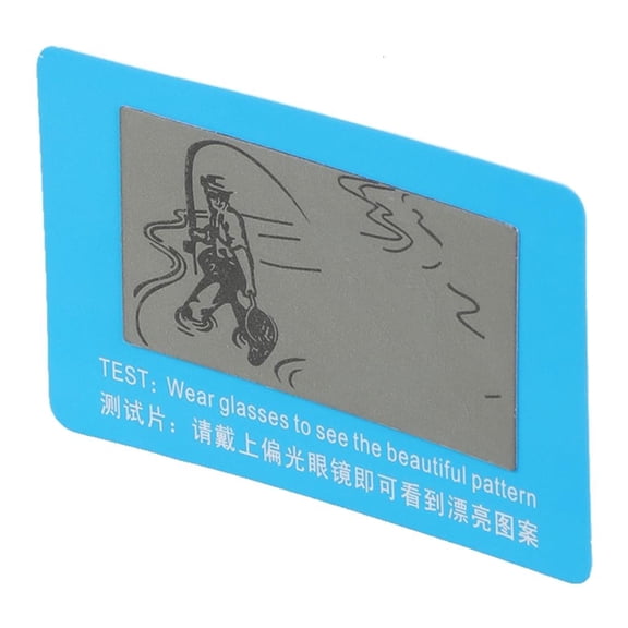 Yammee Polarised Sunglasses Lens Tester Testing Card Check for Quality Assurances