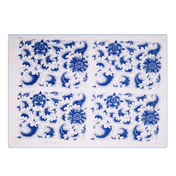 Yammee Porcelain Paper Transfer Paper Underglaze Flower Paper Pottery Ceramics Paper