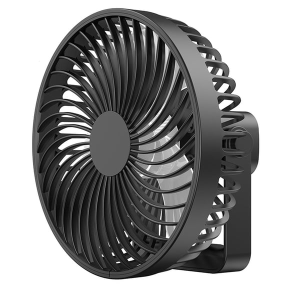 Yammee Portable 6.5'' USB Rechargeable Canopy Fan 4-Speed Timing Tent Fan with Hook