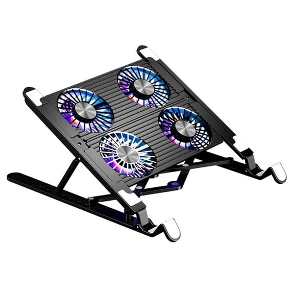 Yammee Portable Laptop Cooling Pad Radiators Stand with 7 Adjustable Height Keep Your Notebook Cool and Stable Performances