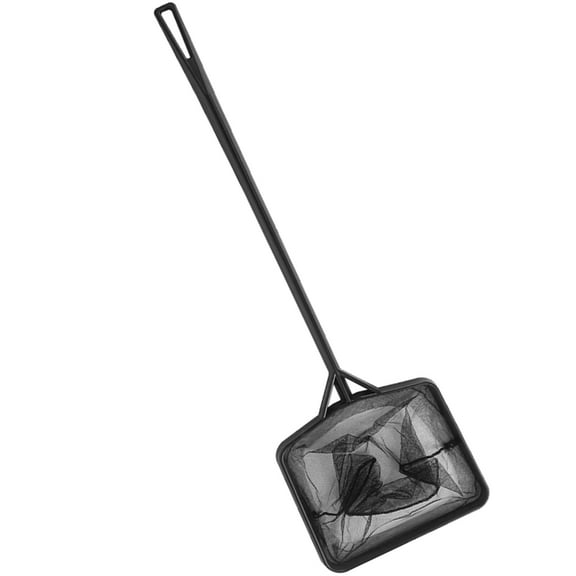 Portable Square Fishing Net with Long Handle Fish Tanks Aquariums Landing Net Fish Net for Float Item Cleanning Tool
