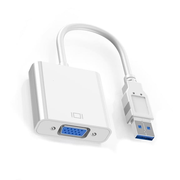Yammee USB to VGA Video Converter USB3.0 to VGA Adapter Cord Wire for Easily Multi Display Setsup and High Resolution Viewing