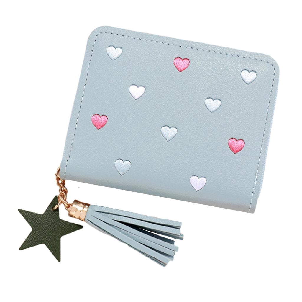 Card Pouch Student Yammee Practical Coin Wallet Card Holder PU Change Purse for Students ...