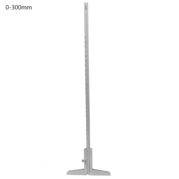 Yammee Professional 0-150/200/300mm Depth Vernier Caliper Micrometer Gauge Measuring Tool 0.02mm Resolution High Accuracy