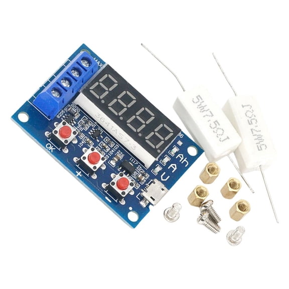 Yammee Professional 18650 26650 Battery Capacity Tester External Discharge Load For Accurate Measurement Multiple Size Compatibility