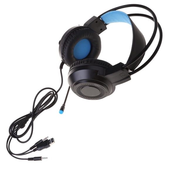 Yammee Professional Headphone Stereo Gaming Headset Noise Canceling Microphone 360° Adjustable Microphone Professional Headset