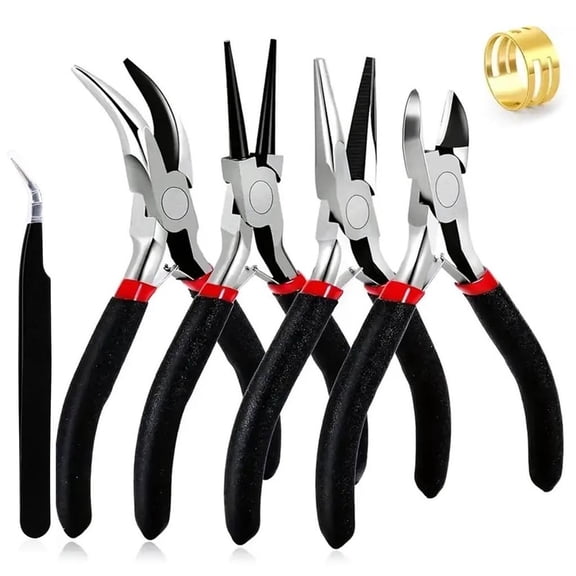 Yammee Professional Jeweler Pliers 4 Pieces Tool Set for Craft Jewelry Designers