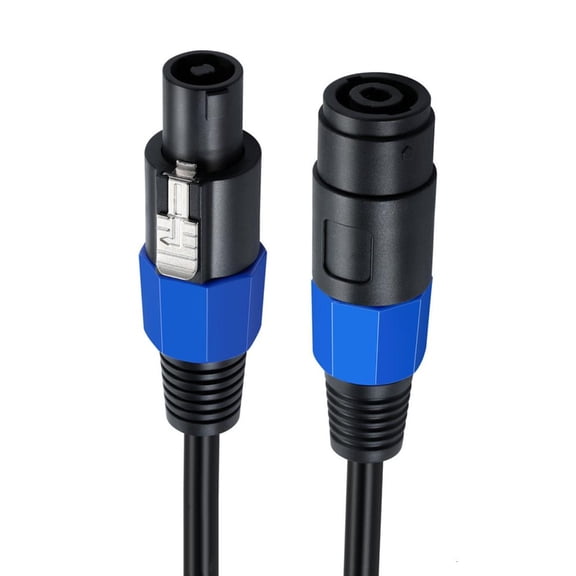 Yammee Professional Male to Female Speakon Extension Cable for Speakers 0.5m 1m 1.8m