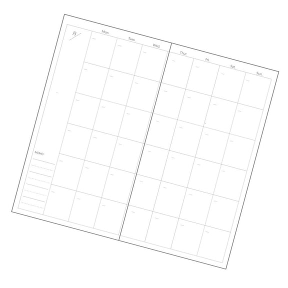 Yammee Professional Planner 120 Pages Kraft Paper Notebook Travel Journal 4x7.4Inch