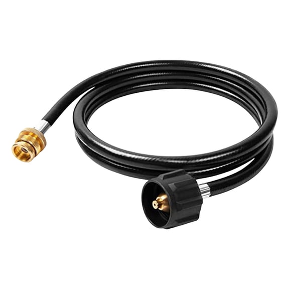 Yammee Propane Tanks Adapter Hose 6 ft Length for Easy Connection from 20lb to 1lb Great for Outdoor Cooking Camping Supply