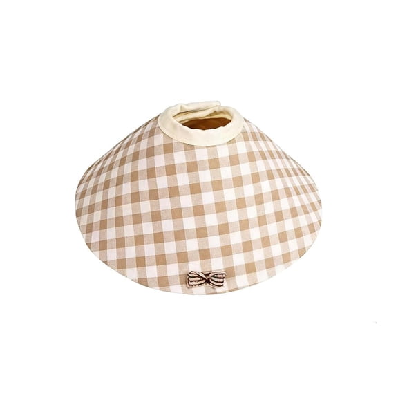 Yammee Protective Elizabethan Collar for Bird Prevent Feathered Plucking with Soft Canvas Adjustable Size for Parrots Canvas