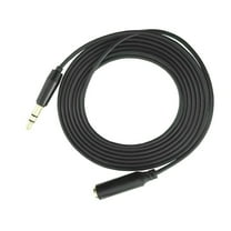 Yammee Quality 3.5mm TRS/TRRS Female to Male Extension Cord for Microphones Headphone