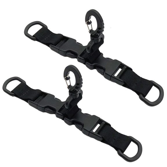 Yammee Quick Release Buckle Tactic Nylon Webbing Backpack Hook Multifunction Carabiner