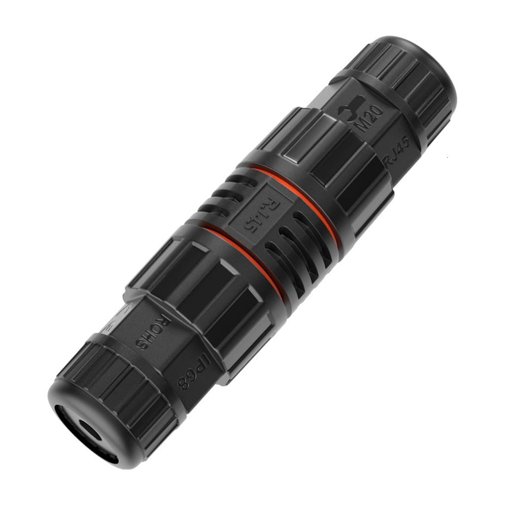 Yammee RJ45 Waterproof Connector IP68 Unshielded Network Passthrouter ...