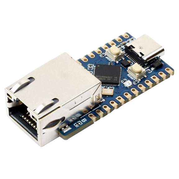 Yammee RP2350 Ethernet Development Board Featuring Double Cored ARM M33 And RISC V Processors High Efficiency