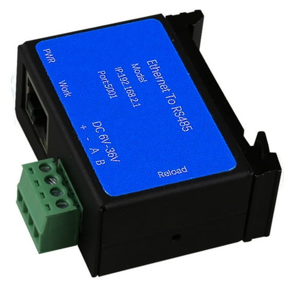 Yammee RS485 to Ethernet Modbus Serial Server Modbus Ethernet Converters Modbus 600Bps-921600Bps Server Accessories