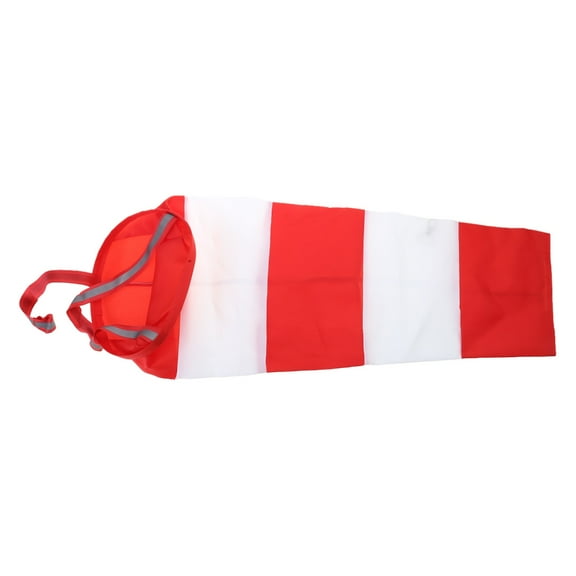 Yammee Reflective Outdoor Windsock Visible Yard Ornament Orange Waterproof Wind Vane