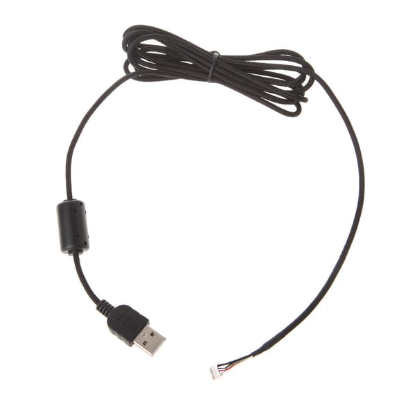 Yammee Replacement Durable PVC USB Mouse Cable Mouse Lines for G5 G500 Mice