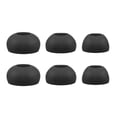 thumbnail image 1 of Yammee 3Pairs Silicone Ear Tips Earbuds Covers For Earphones Noise Reduces Designing For Comfortable Fit 6pcs/set, 1 of 9