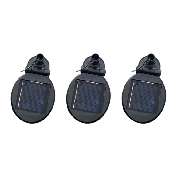 Yammee Replacement Solar Charger set Weatherproof Rotation Designs PVs Panel Easy to Use for Outdoor Lighting Accessories